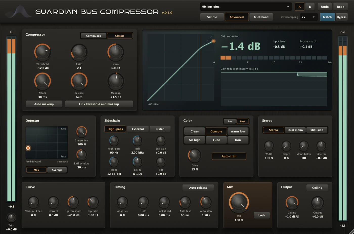 Guardian Bus Compressor interface