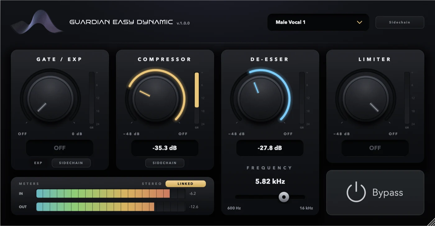 Guardian Easy Dynamic interface
